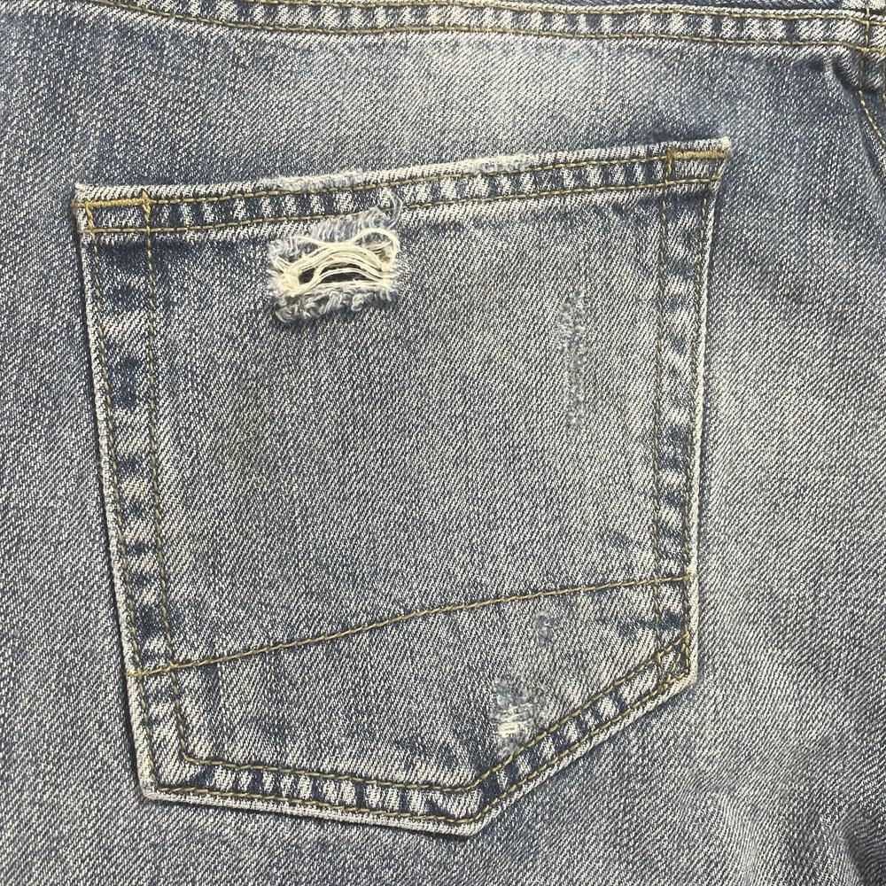 Aeropostale Distressed Slim Straight Jeans Men's Fits 34x32 (33x32 Tag) - Picture 13 of 16